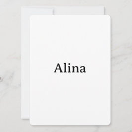 Text löschen, eigenes Design hinzufügen Abgerundet Einladung