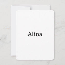 Text löschen, eigenes Design hinzufügen Abgerundet Einladung