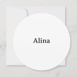 Text löschen, eigenes Design hinzufügen Kreis 5,25 Einladung