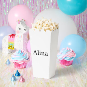 Text löschen, eigenes Design hinzufügen Popcorn 3, Geschenkschachtel