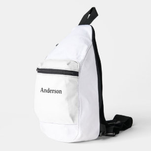 Text löschen und eigenes Design ersetzen 13,5" x 9 Crossbody Bag