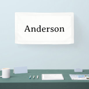 Text löschen und eigenes Design ersetzen 1,6' x 3' Banner