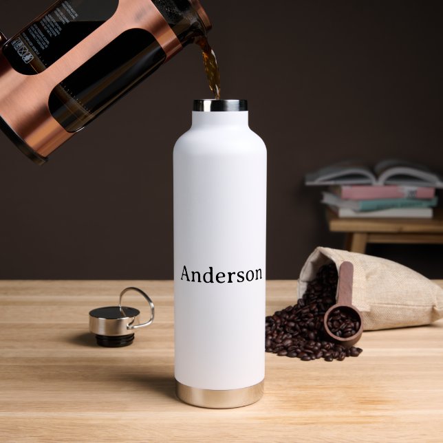 Text löschen und eigenes Design ersetzen 32 oz Trinkflasche (Kaffee (gedreht))