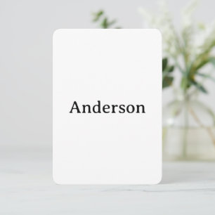 Text löschen und eigenes Design ersetzen 3,5" x 5" Dankeskarte