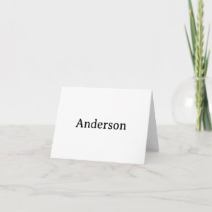 Text löschen und eigenes Design ersetzen 4" x 5,6" Dankeskarte