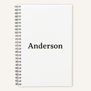 Text löschen und eigenes Design ersetzen 5,5"x8,5" Notizbuch
