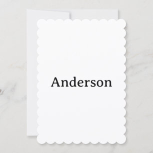 Text löschen und eigenes Design ersetzen 5" x 7" g Dankeskarte