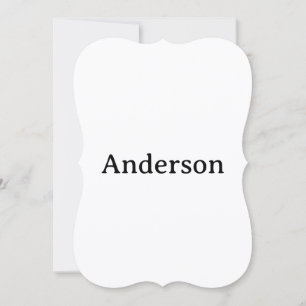 Text löschen und eigenes Design ersetzen 5" x 7" H Dankeskarte