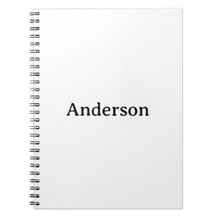 Text löschen und eigenes Design ersetzen 6,5" x 8, Notizblock