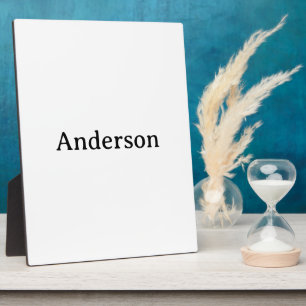 Text löschen und eigenes Design ersetzen 8" x 10" Fotoplatte