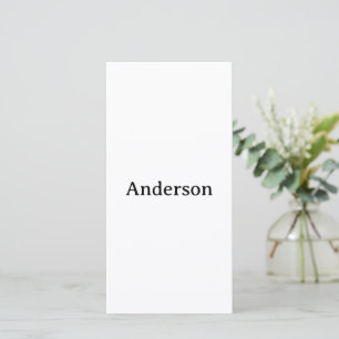 Text löschen und eigenes Design ersetzen 8" x 4" F Dankeskarte