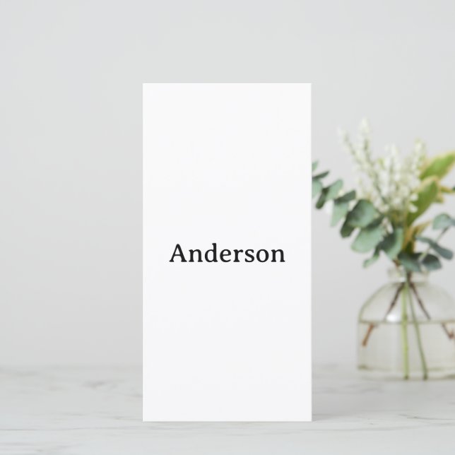 Text löschen und eigenes Design ersetzen 8" x 4" F Dankeskarte (Stehend Vorderseite)