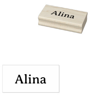 Text löschen und eigenes Design hinzufügen 1,5" x Gummistempel