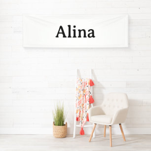 Text löschen und eigenes Design hinzufügen 2,5' x  Banner