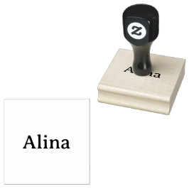 Text löschen und eigenes Design hinzufügen 2,5" x  Gummistempel