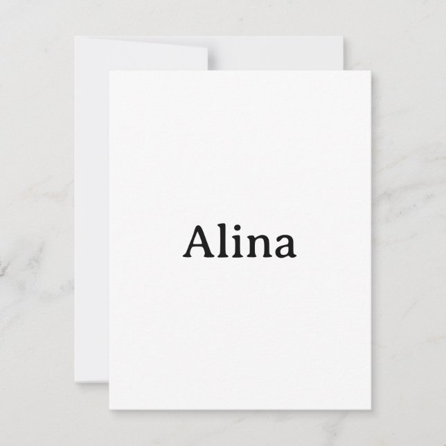 Text löschen und eigenes Design hinzufügen 4,25"x5 Dankeskarte (Vorderseite)
