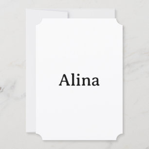 Text löschen und eigenes Design hinzufügen 5" x 7" Dankeskarte