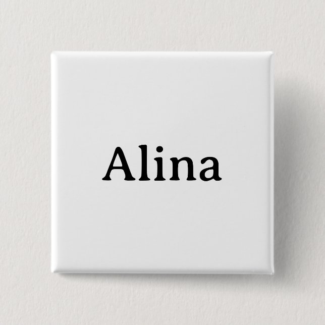 Text löschen und eigenes Design hinzufügen Quadrat Button (Vorderseite)
