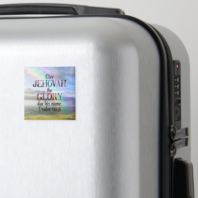 Text Magnet für Jehovas Zeugen 2025 (In Situ (Gepäck))