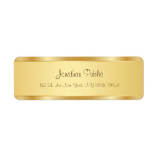 Text mit handgeschriebenem Namen Beruflich Gold