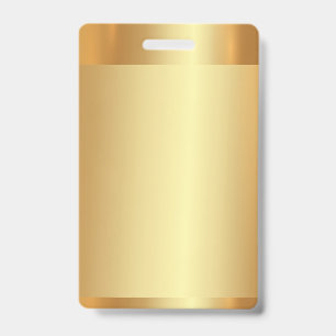 Text Name Logo Leer Gold Hintergrund Vertikal Ausweis