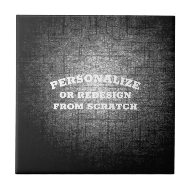 Text oder Design hier - Erstellen Sie eine benutze Fliese (Vorderseite)