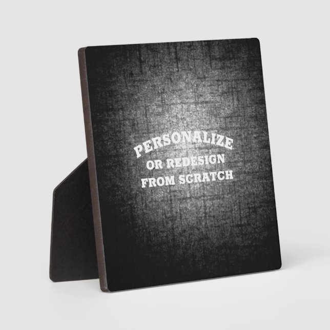 Text oder Design hier - Erstellen Sie eine benutze Fotoplatte (Vorderseite)