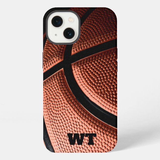 Text oder individuelle Basketball-Trikotnummer-Han iPhone Hülle (Rückseite)