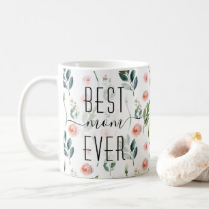 Text Peach floral Garden Mütter Day Kaffeetasse