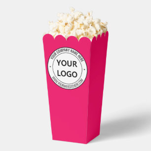 Text-Popcorn-Box für benutzerdefinierte Firmenlogo Geschenkschachtel