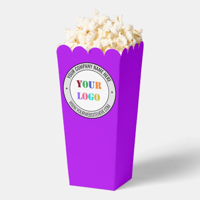 Text-Popcorn für benutzerdefinierte Firmenlogos Bo Geschenkschachtel (Geplatzt)