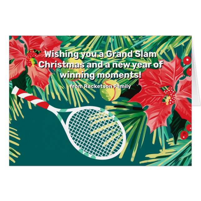 🎾 🎄 Text, schlürfen Sie Ihren Urlaub. (Vorderseite (Horizontal))