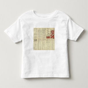 Text-Seiten-Atlantik-Küsten-Linie Kleinkind T-shirt