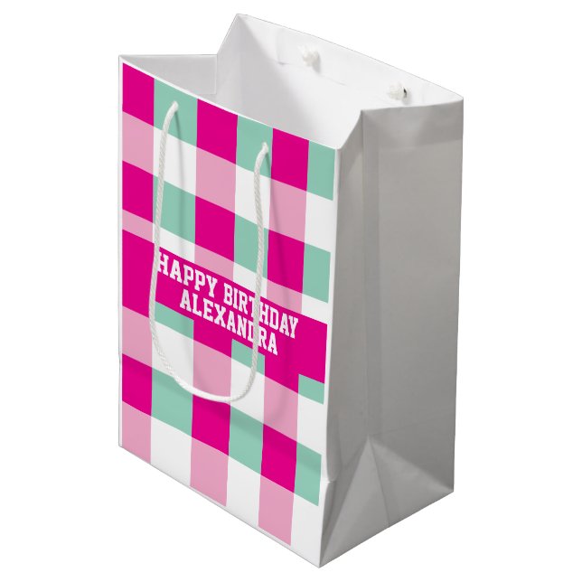 Text Template Mittlere Geschenktüte (Vorderseite Schrägansicht)