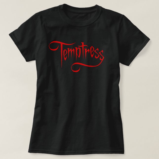 Text Temptress T-Shirt (Design vorne)