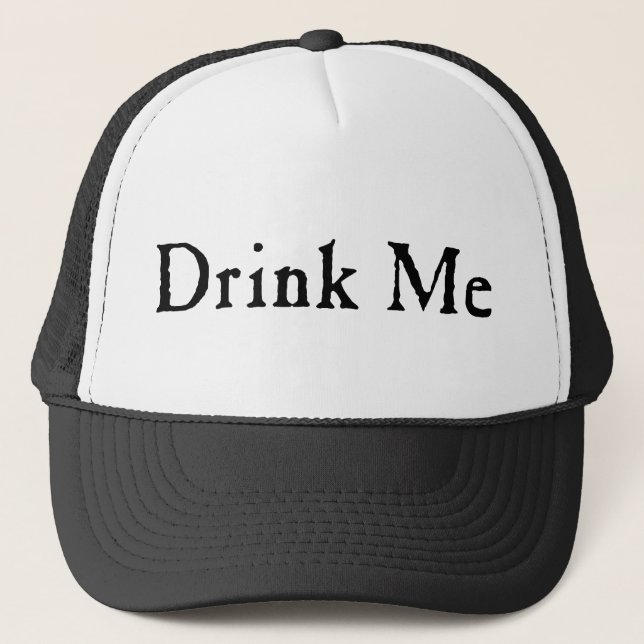 Text trinken truckerkappe (Vorderseite)