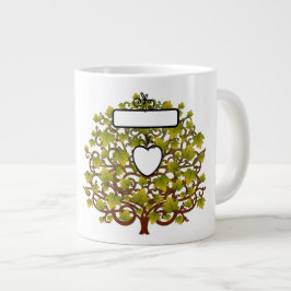 Text und Bilder hinzufügen - Jumbo-Tasse