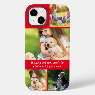 Text und Fotos durch eigene Case-Mate iPhone 14 Hülle