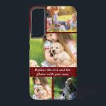 Text und Fotos durch eigene Samsung Galaxy Hülle<br><div class="desc">Text und Fotos durch eigene</div>