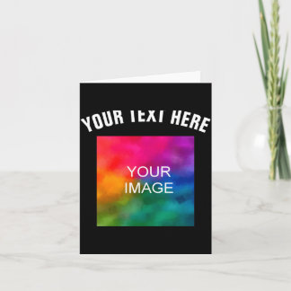 Text-Upload-Foto-Vorlage Jungen Kinder Modern _1 Karte