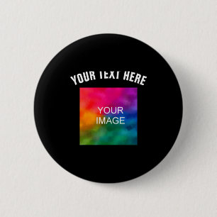Text-Upload-Foto-Vorlage Jungen Kinder Modern  Button