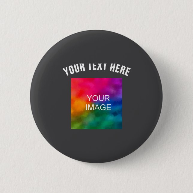 Text Upload Photo Template Boys Kids Modern _1  Button (Vorderseite)