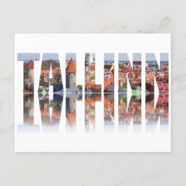 Text von Tallinn, bestehend aus Blick auf die Alts Postkarte