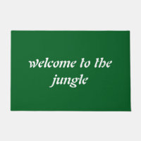 Text Welcome Doormat - Stilvolle Landstraße Rug