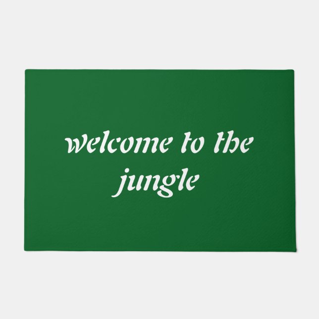 Text Welcome Doormat - Stilvolle Landstraße Rug Fußmatte (Vorderseite)
