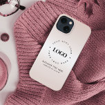Text zum Logo "Metallisches Cream Gradient Custom  iPhone Hülle<br><div class="desc">Mit diesem coolen iPhone-Gehäuse mit cremefarbenem metallischem Hintergrund,  individuellem Logo und Text fördern Sie Ihr Geschäft. Fügen Sie einfach Ihre Daten hinzu,  indem Sie auf "Personalisieren" klicken.</div>