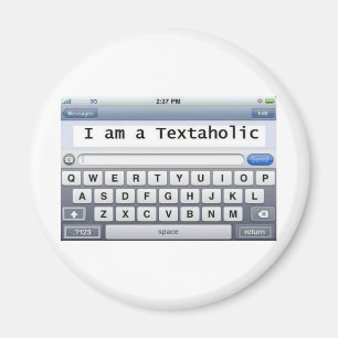 Textaholic Magnet