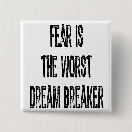 Textangst ist der schlimmste Traumbruch-Schwarz Button