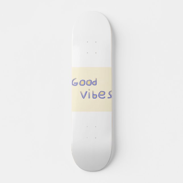 Textarte mit guter Atmosphäre Skateboard (Vorne)