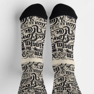 Textdesign / Coole Modesocken Socken